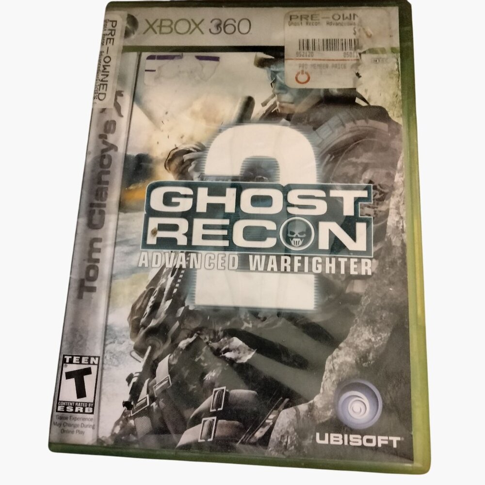Tom Clancys Ghost Recon Advanced Warfighter 2 Xbox 360 Game Manual